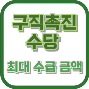 구직촉진수당 최대 수급 금액